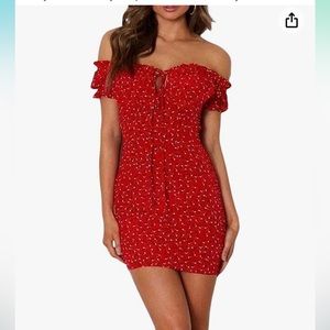 Floral bodycon mini dress